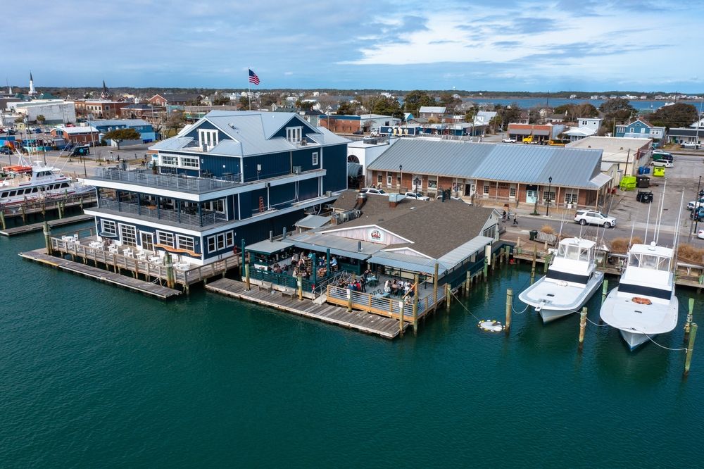 Restaurants along Morehead City Waterfront