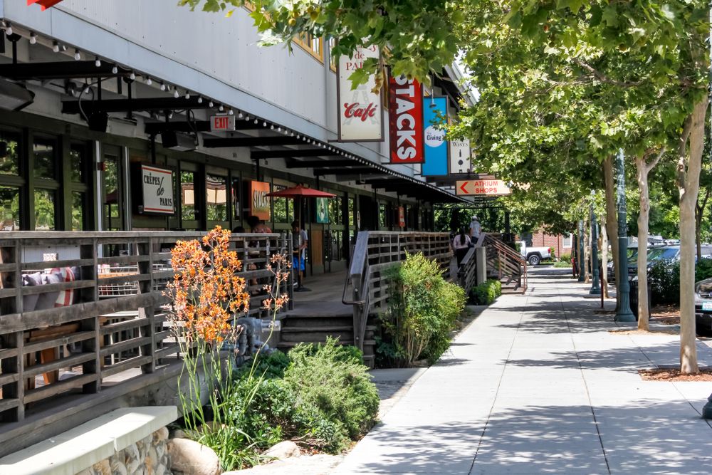 View of Claremont Packing House from the sidewalk