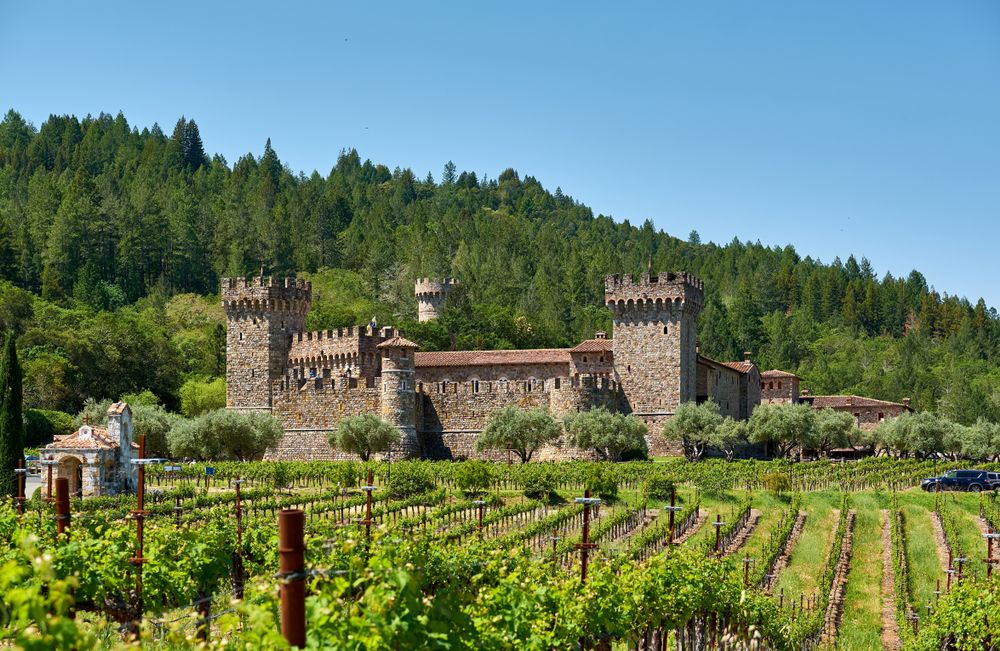 Scenic View of Castello Di Amorosa