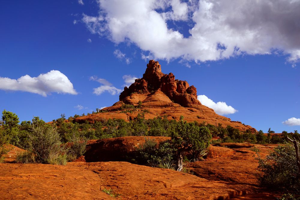 View of the Red Land of Sedona teeming with Vortexes