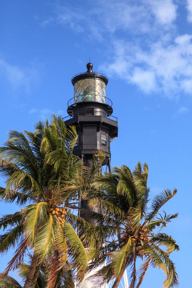 Lamp of the Historic Hillsboro Lighthouse and Museum