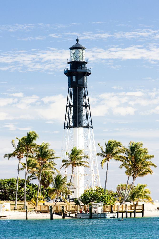 A lighthouse at Pompano Beach