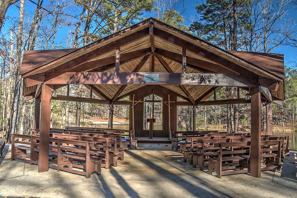 A chapel at Dauset Trails Nature Center