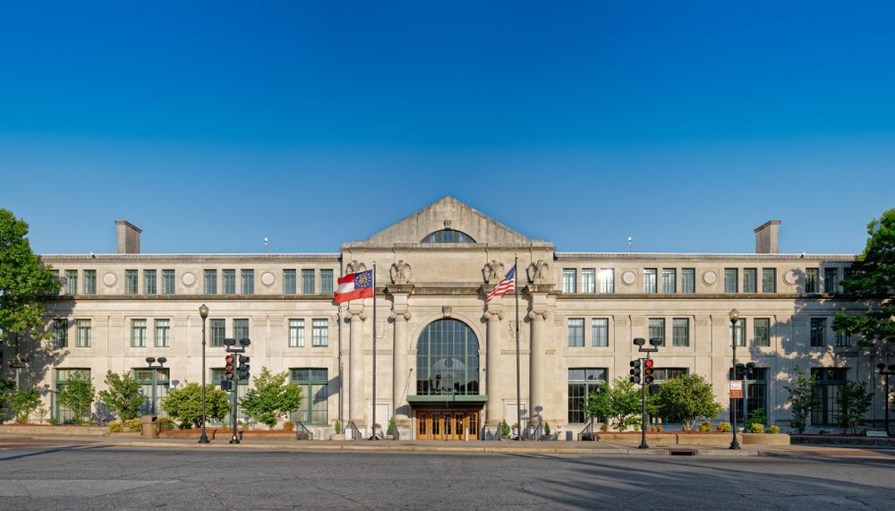 Terminal station at Downtown Macon