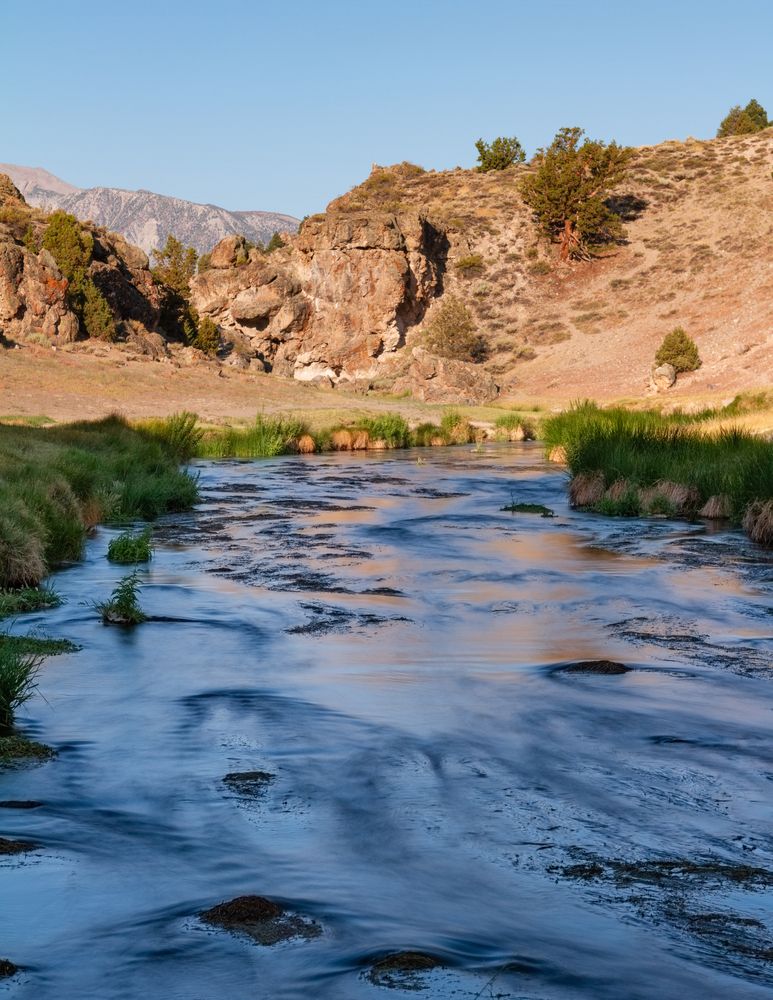 The waters of Hot Creek Geological Site
