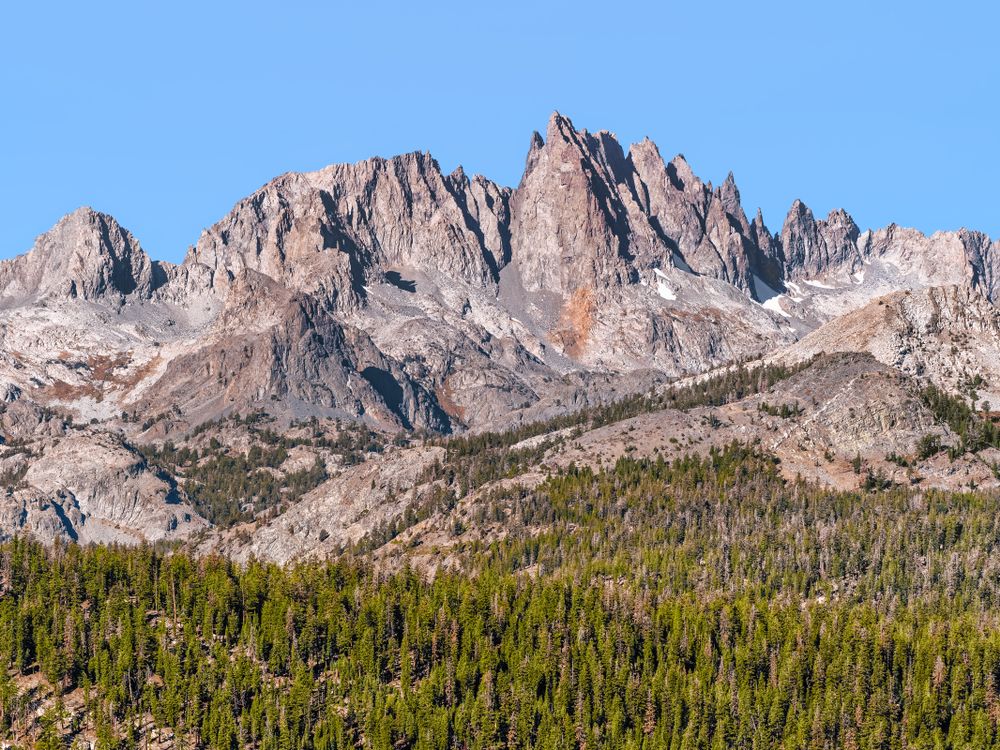 Mountain views at Minaret Summit Vista