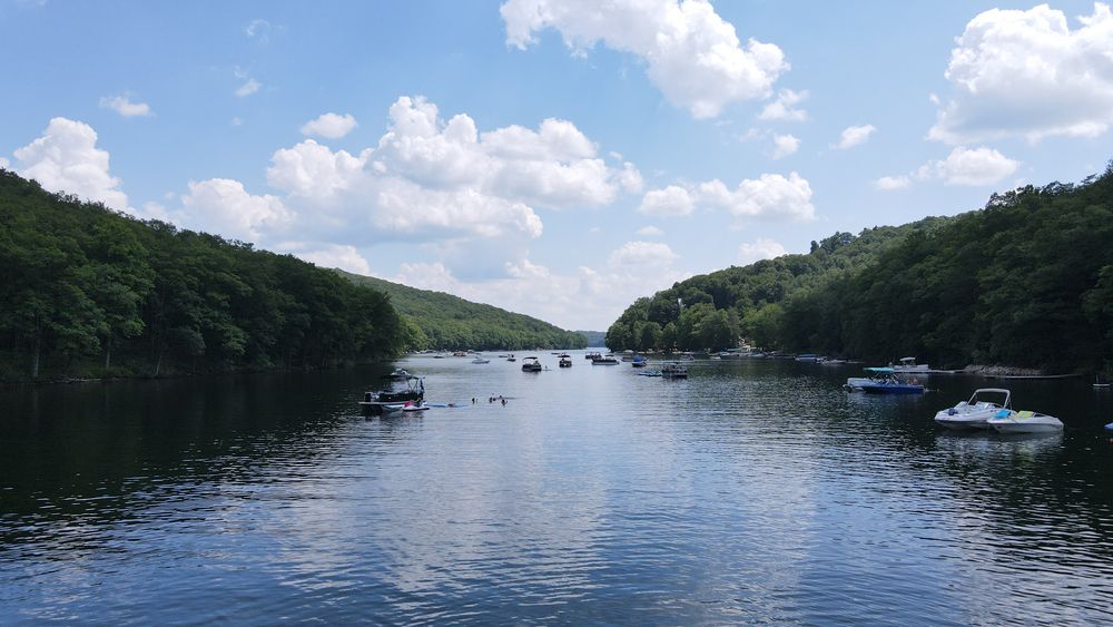 Boats on Deep Creek Lake