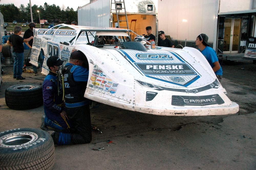 Pitstop at Orange County Fair Speedway