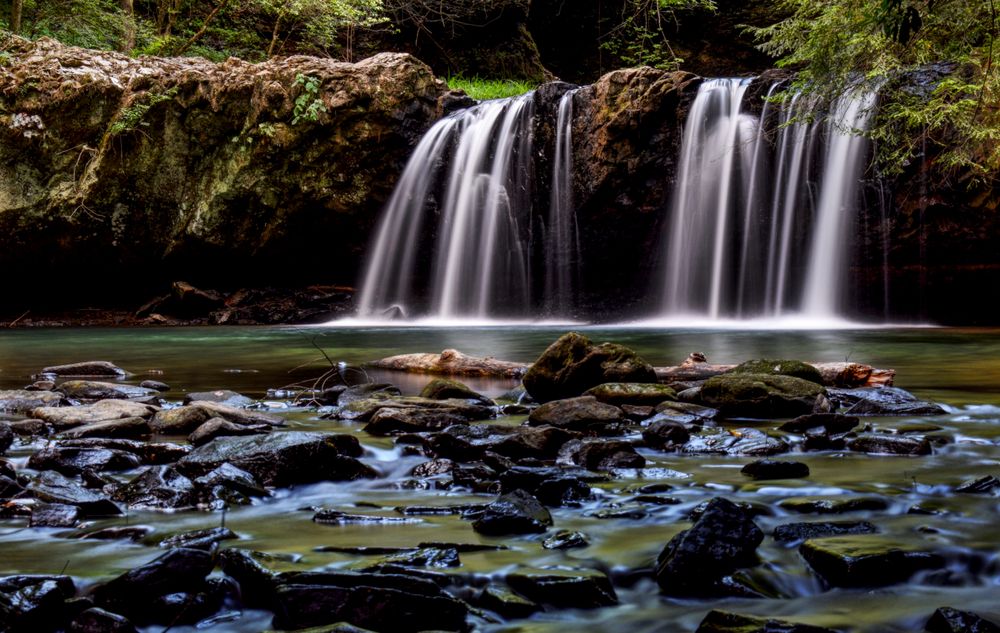 A waterfall at South Cumberland state park.
