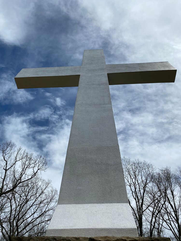 View of The Cross from the bottom up.