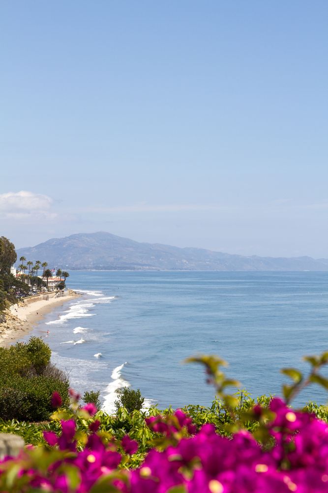 Scenic view of the Butterfly Beach waters