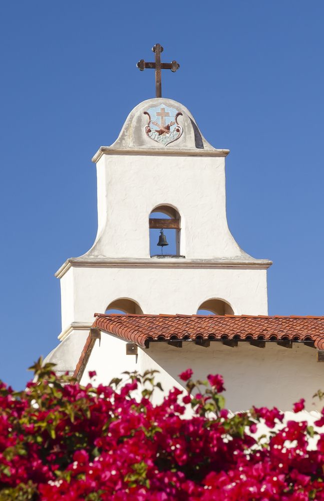 Church bell of the Old Mission Santa Barbara