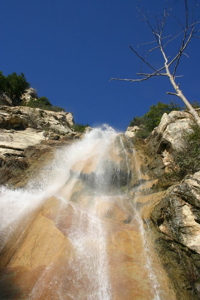 Rushing waters of Tangerine Falls