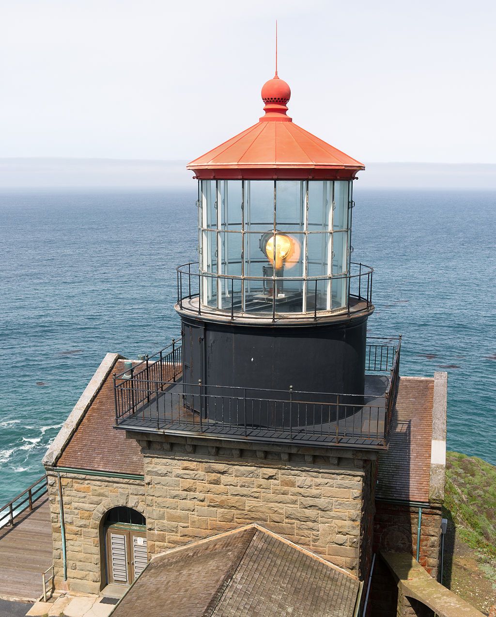 The lantern of Point Sur Lightstation