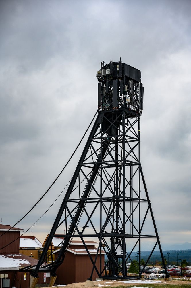 A tower at Western Museum of Mining & Industry.