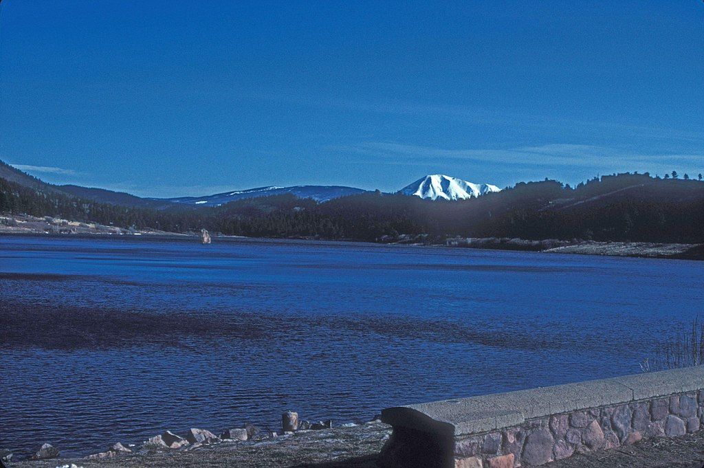 View of the Monument Lake.