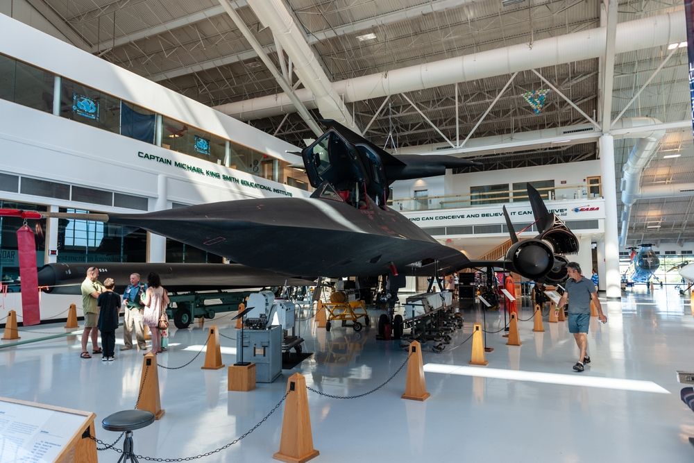 Blackbird aircraft displayed in Evergreen Aviation and Space Museum