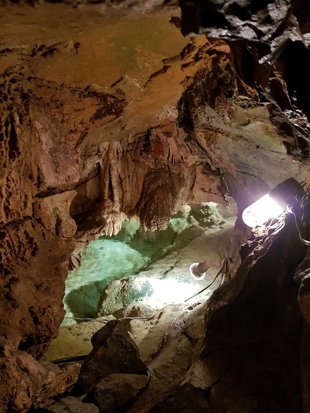 View inside Indian Echo Caverns