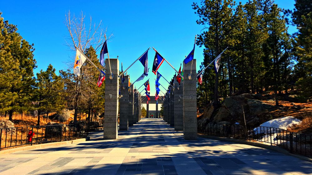 Entrance to the Avenue of the Flags