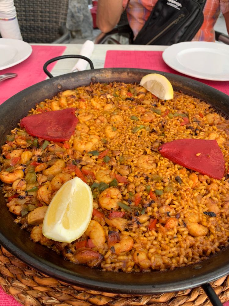 Famous paella at Menorca