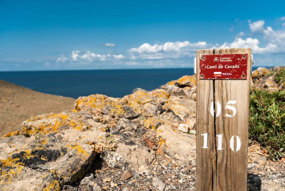 Signage of Cami de Cavalls