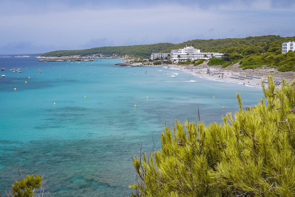 Aerial view of Santo Tomas Beach