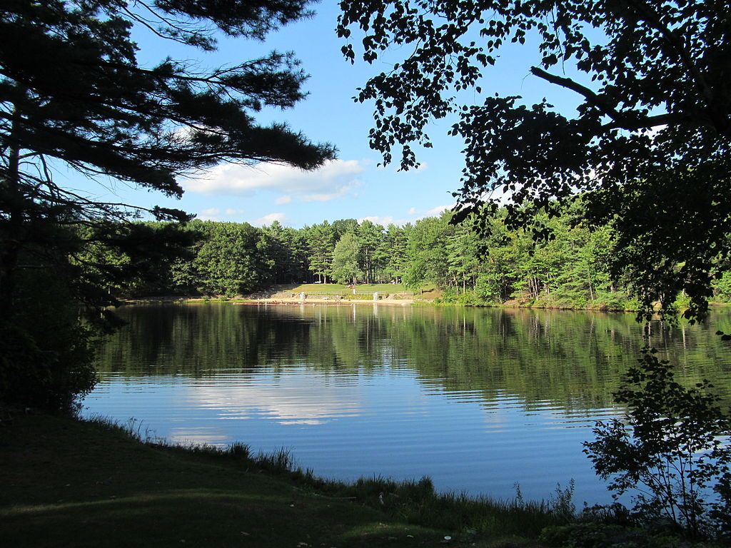 A lake at Leominster State Forest