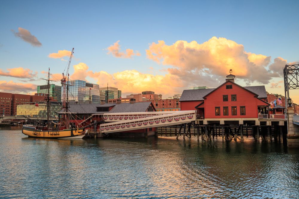 Exterior of the Boston Tea Party Ships & Museum