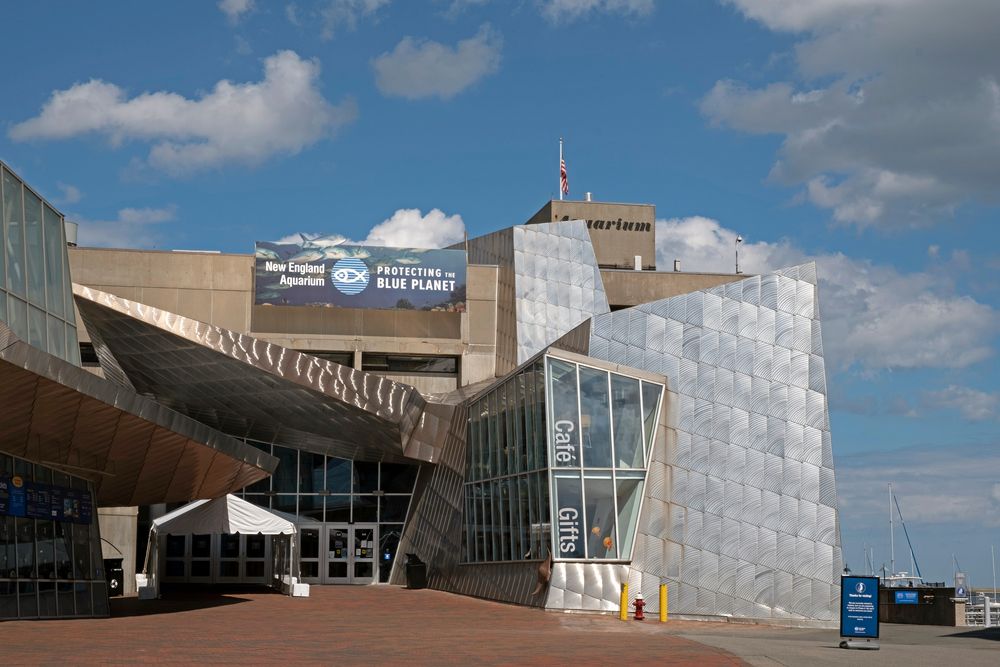 Exterior of the New England Aquarium