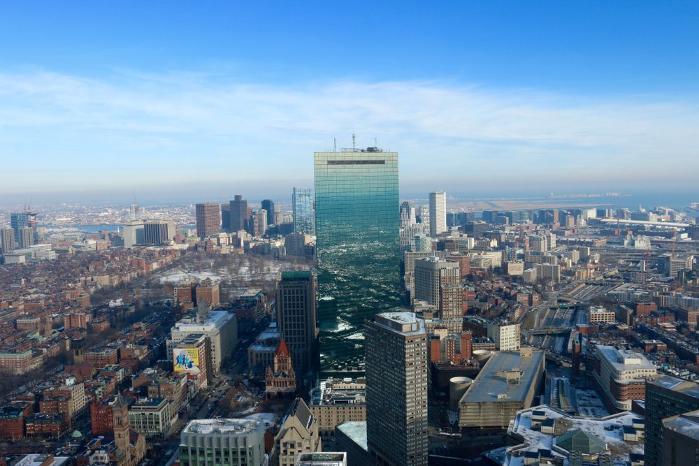 Skyline views from the Skywalk Observatory