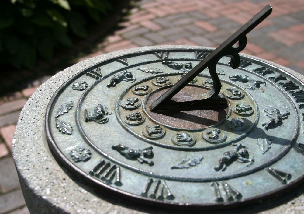 Sundial at The House of the Seven Gables