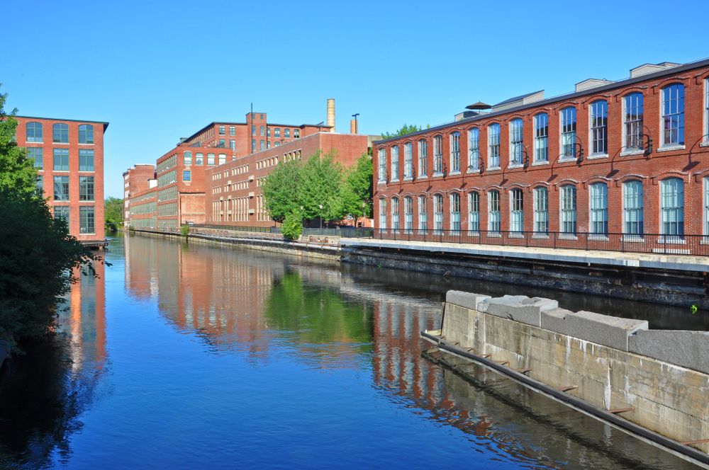 Pawtucket canal at Lowell National Historical Park