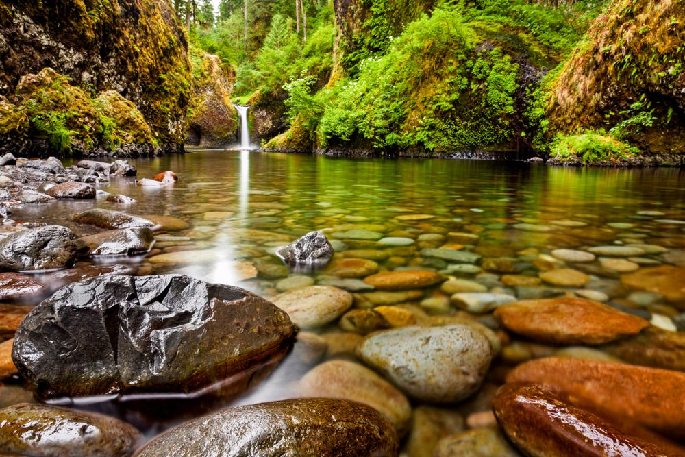 Downstream of Punch Bowl Falls