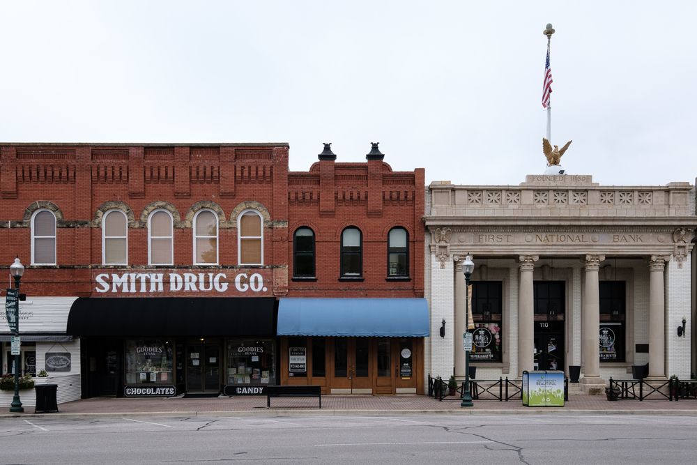 Shops along the Historic Downtown McKinney
