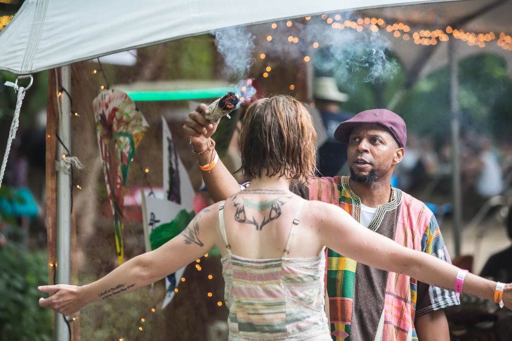 People at Wild Goose Festival