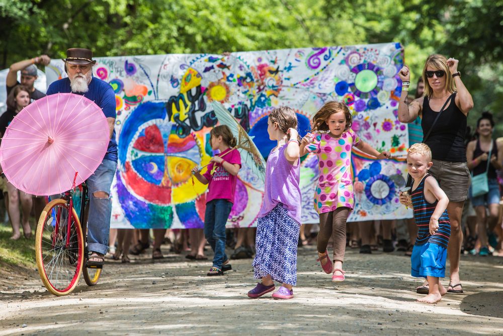 Parade at Wild Goose Festival