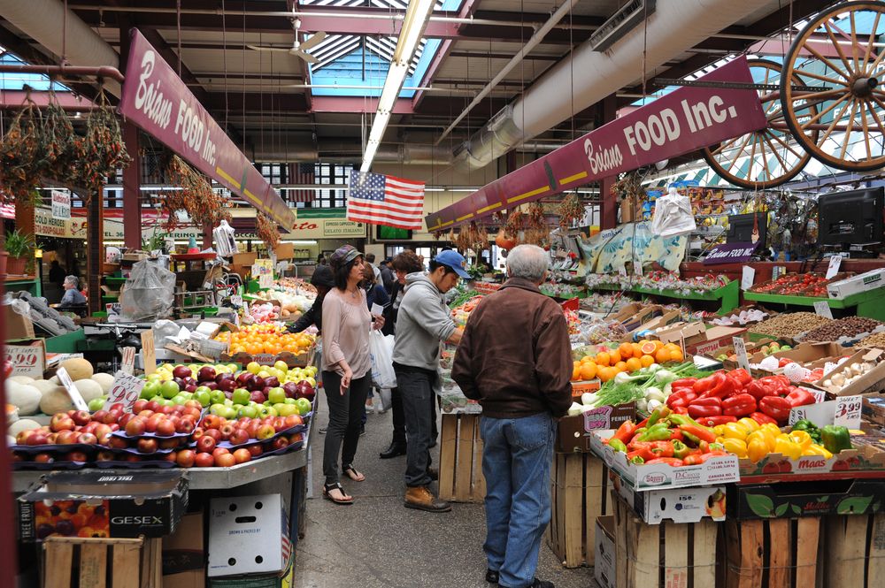 Fresh produce market at Bronx Little Italy