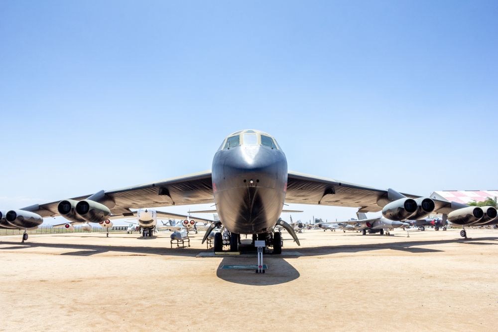 A plane at the March Field Air Museum