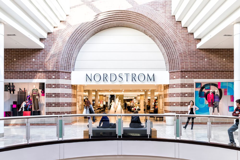 Nordstrom storefront in Tysons Corner Center