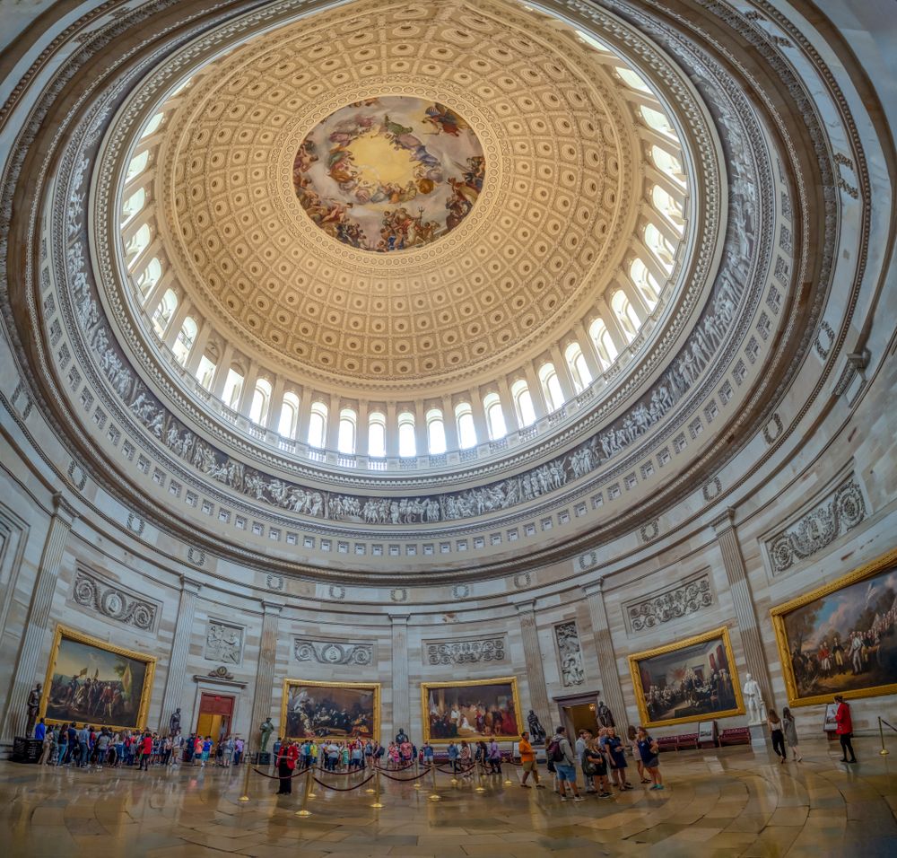 Interior of United States Capitol