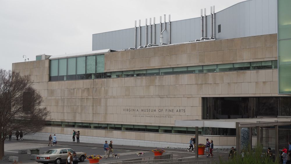 Exterior of the Virginia Museum of Fine Arts