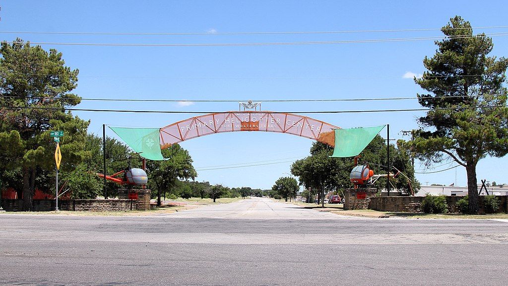 Entryway of Fort Wolters