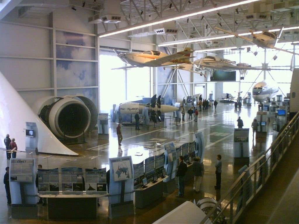 Interior of Future of Flight Aviation Center