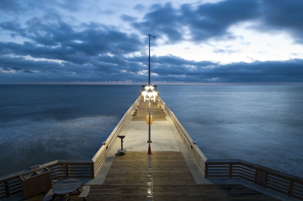 View of Jennette's Pier's walkway