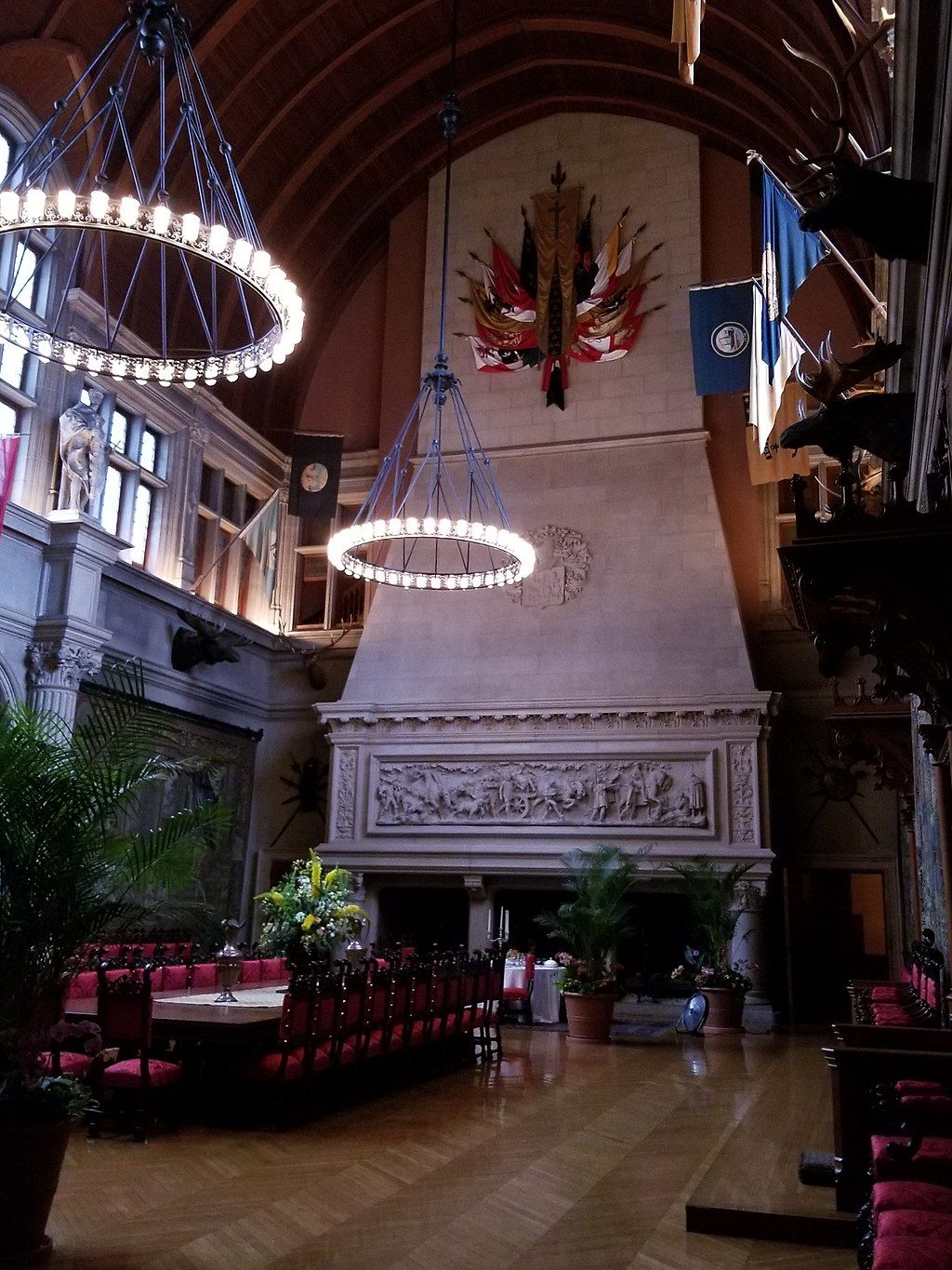 Banquet hall in Biltmore Estate