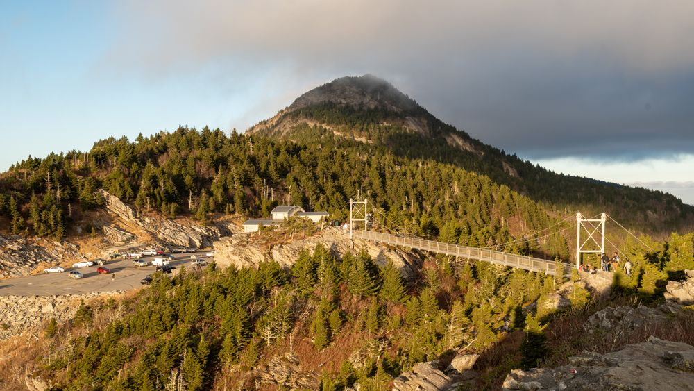 Scenic view of Grandfather Mountain