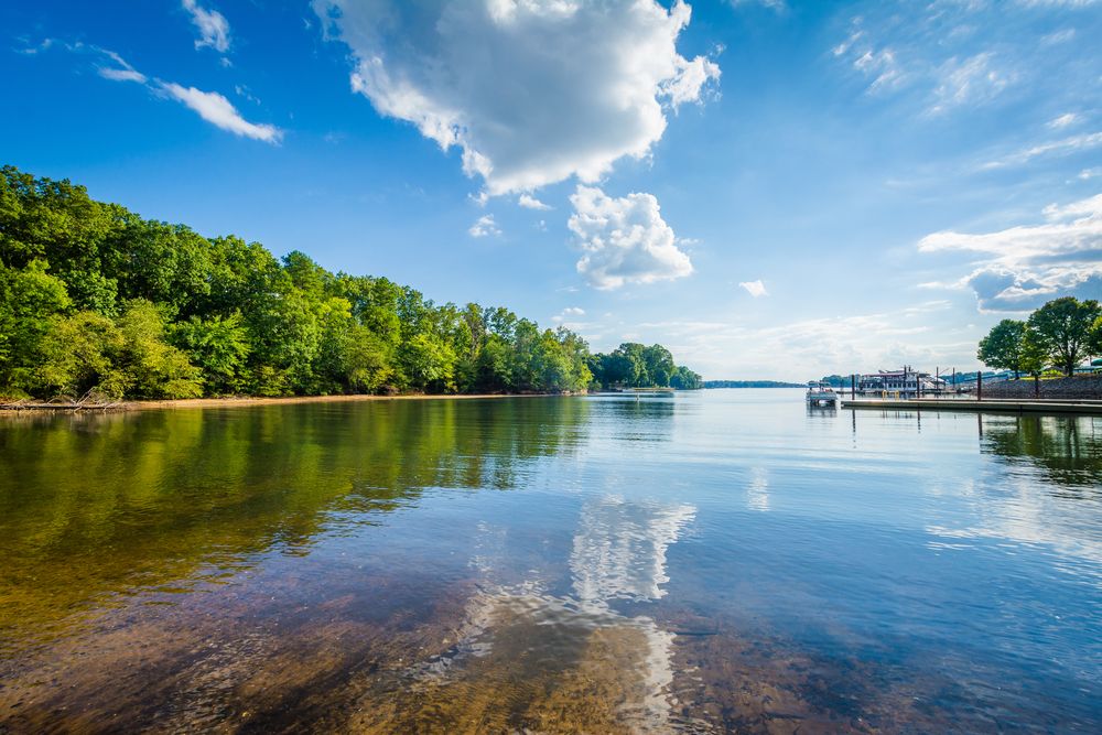 The waters of Lake Norman