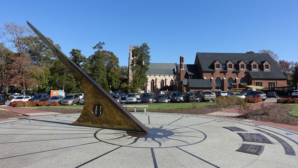 Sundial of Morehead Planetarium and Science Center