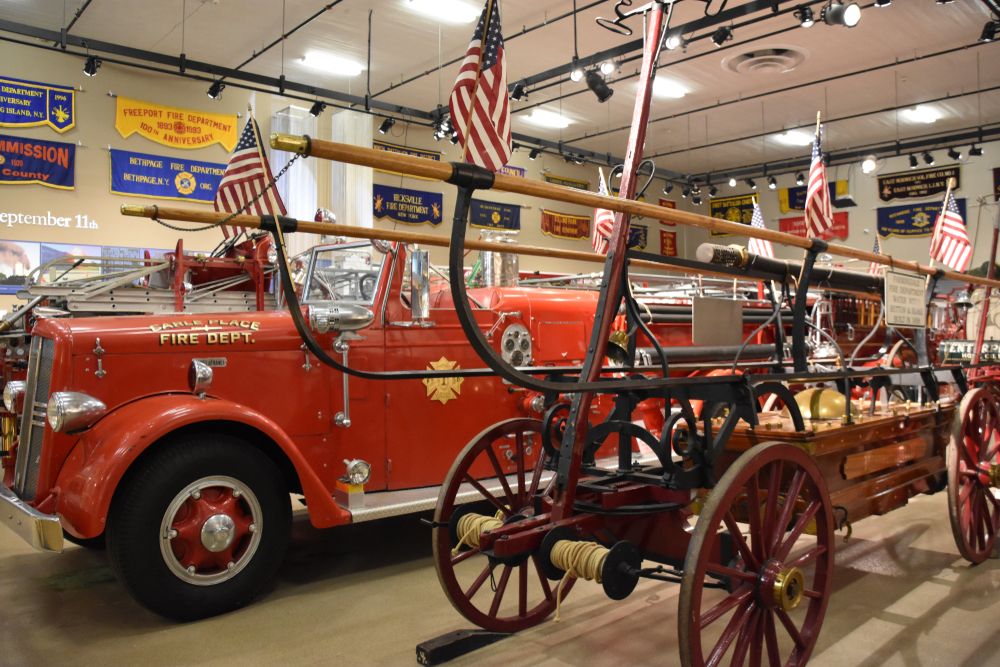Vehicles in the Nassau County Firefighters Museum