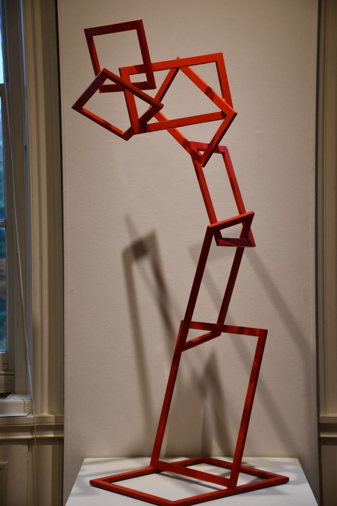 A sculpture in Nassau County Museum of Art